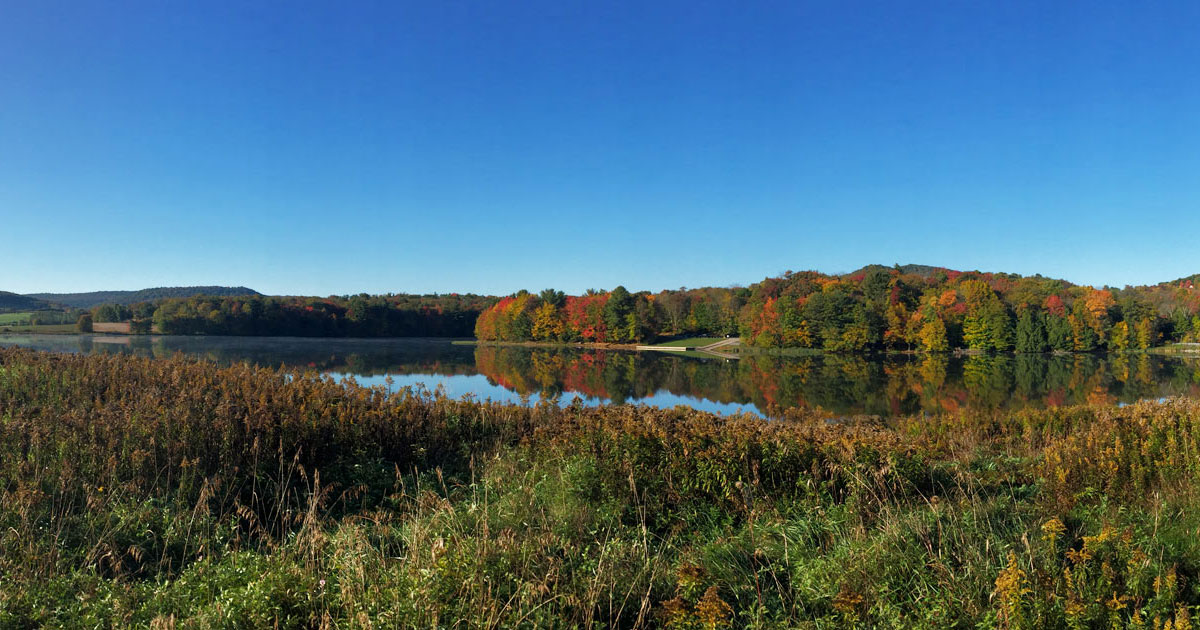 Rose Valley Lake during Fall